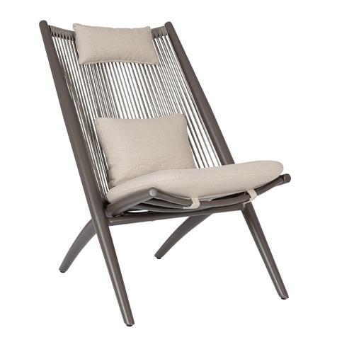 Visuel 1 du produit Fauteuil lounge Aloha alu/corde