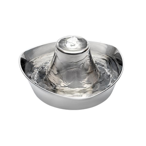 Visuel 1 du produit Fontaine à eau pour petit chien et chat en inox Seaside PetSafe - 1,8 L