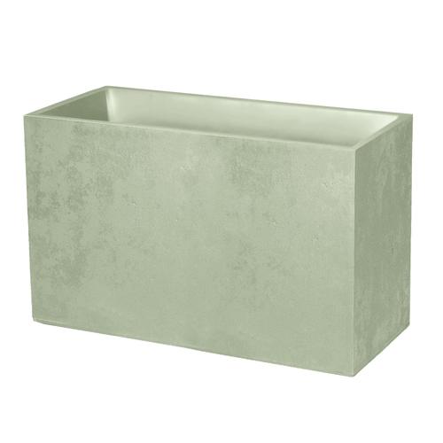 Visuel 1 du produit Muret en plastique coloris vert amande Poetic Basalt - 99,5 x 39,5 x 60 cm