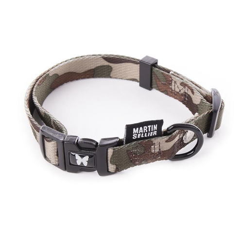Visuel 1 du produit Collier Camouflage marron pour chien - 1,5x30/45 cm