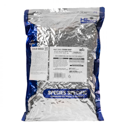 Visuel 1 du produit Nourriture pour poissons aquarium, spéciale cichlid - 1kg, HIKARI AQUARIUM - Cichlid Gold