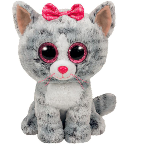 Visuel 1 du produit Peluche TY Kiki le chat - 23 cm