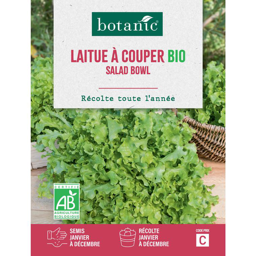 Visuel 1 du produit Graines de laitue à couper salad bowl bio botanic® - graines à semer