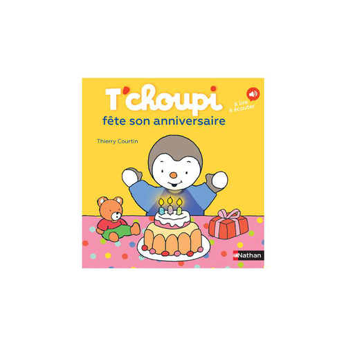 Visuel 1 du produit Le livre " T'choupi fete son anniversaire " aux Éditions Nathan