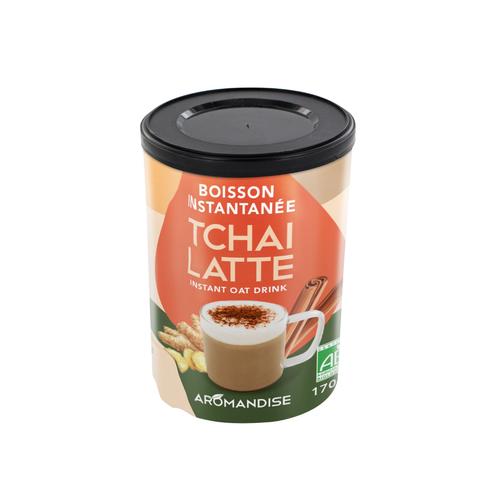 Visuel 1 du produit Boisson instantanée Tchaï latte bio à l’avoine Aromandise - 170 g