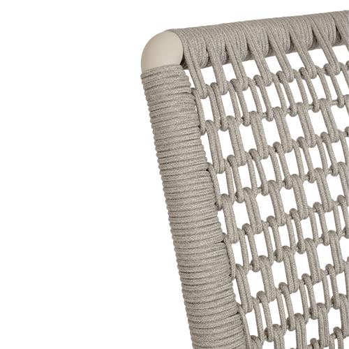 Visuel 4 du produit Fauteuil Maddox alu/teck/corde