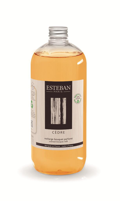 Visuel 1 du produit Recharge pour parfum bouquet diffuseur senteur cèdre Esteban - 100 ml