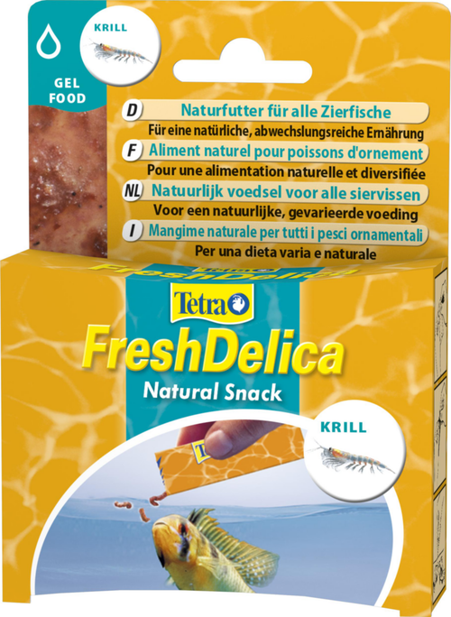 Visuel 1 du produit Friandise naturelle au krill, TETRA FreshDelica - 16 doses de 3g - 48g