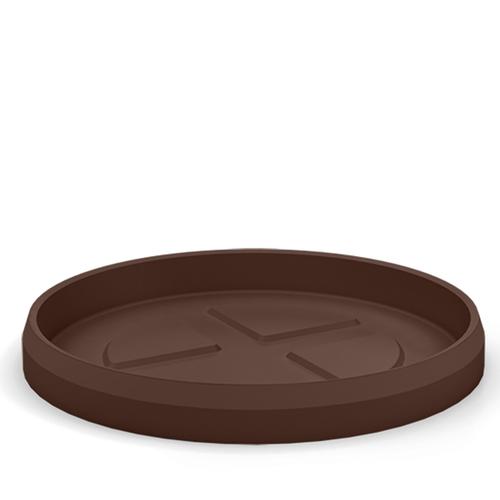 Visuel 1 du produit Soucoupe ronde en plastique coloris bronze rouille Veca Tyle - Ø 53 cm