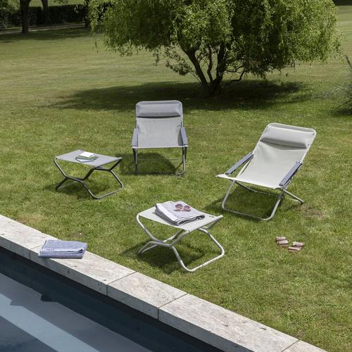 Visuel 6 du produit Transabed colorblock seigle Lafuma Batyline® coloris beige en polyester - 66,5 x 93 x 88 cm