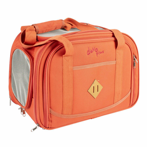 Visuel 1 du produit Trail sac de transport pour petit chien et chat coloris orange Europet - 48 x 25 x 32 cm