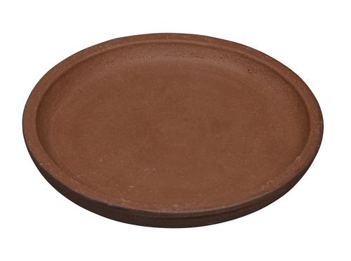 Visuel 1 du produit Soucoupe pour pot coloris rouge en terre recyclée - Ø 42 cm