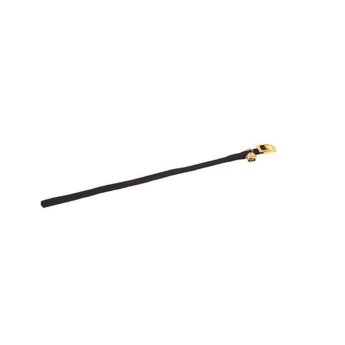 Visuel 1 du produit Collier chat noir en nylon tubulaire avec grelot 10 mm Martin Sellier - 30 cm