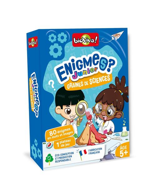 Visuel 1 du produit Jeu de cartes Énigmes Junior - Graines de sciences