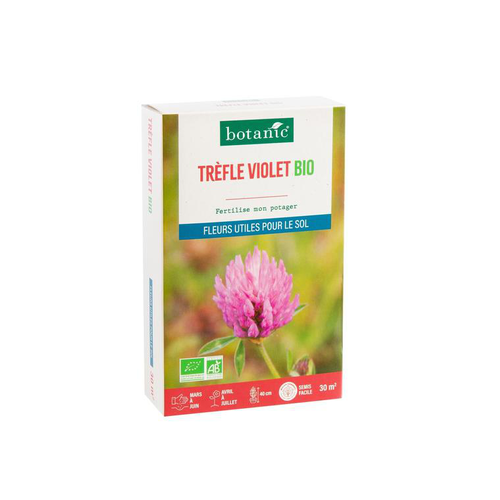 Visuel 1 du produit Graines de Trèfle violet bio botanic® - graines à semer (30 m²)