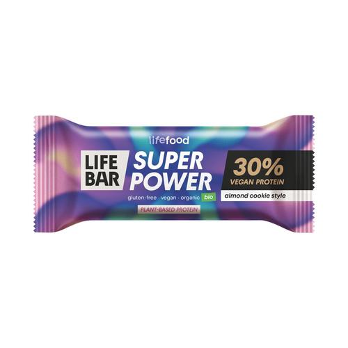 Visuel 1 du produit LifebarSuper protéinée amande cookie vegan sans gluten Life Food