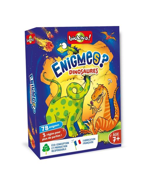 Visuel 1 du produit Jeu de cartes Bioviva Énigmes Dinosaures