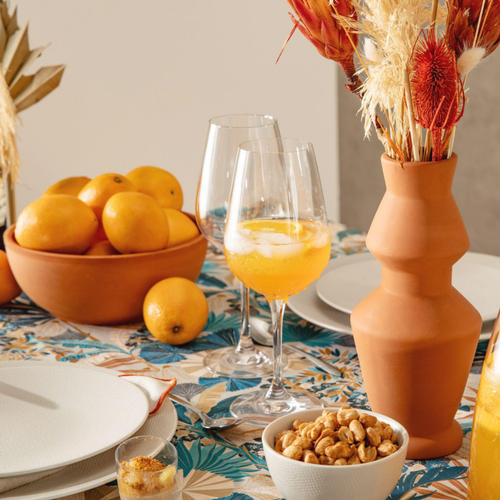 Visuel 3 du produit Vase Sonara coloris rouge en terre cuite - Ø 10 cm