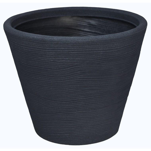 Visuel 1 du produit Pot évasé pour décoration intérieure ou extérieure granit Mineral – 61 litres Ø 55 x H 45 cm