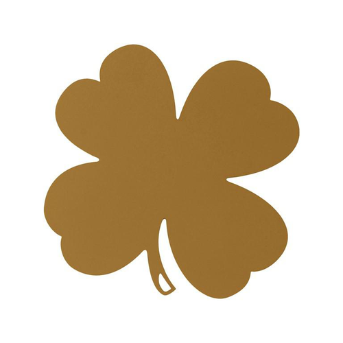 Visuel 1 du produit Dessous de plat en acier coloris marron pain d'épice Fermob Trèfle - 28,5 x 28,5 cm