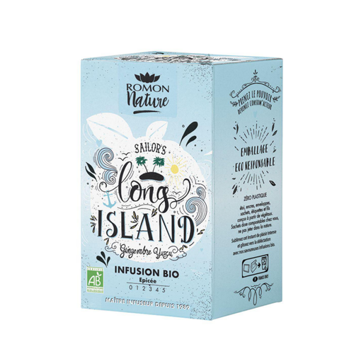 Visuel 1 du produit Infusion Long Island bio boîte carton 28,8g