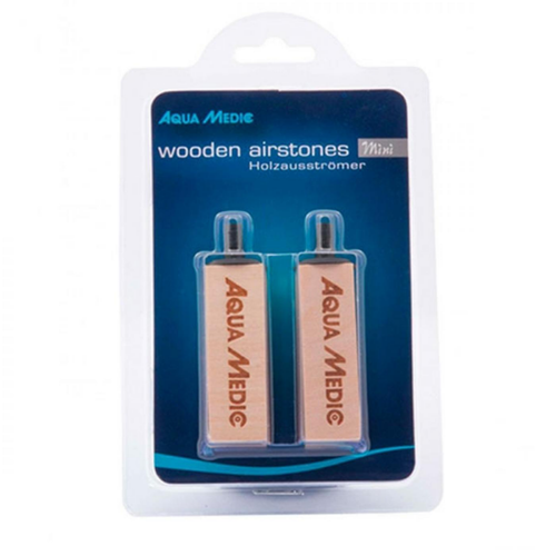 Visuel 1 du produit Diffuseurs mini air en bois, lot de 2, AQUA MEDIC - modèle Wooden Airstones, 5.7cm