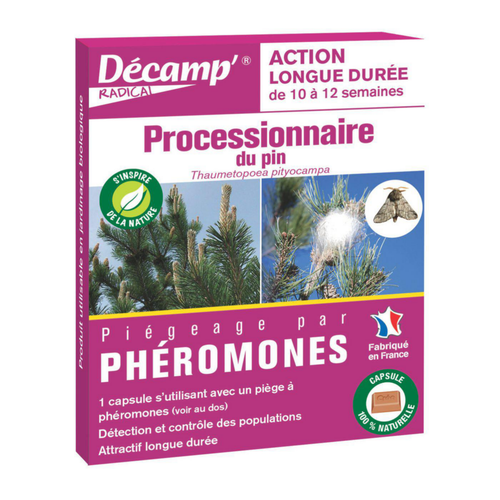 Visuel 1 du produit Processionnaire du pin phéromone action 3 mois Décamp - 1 capsule