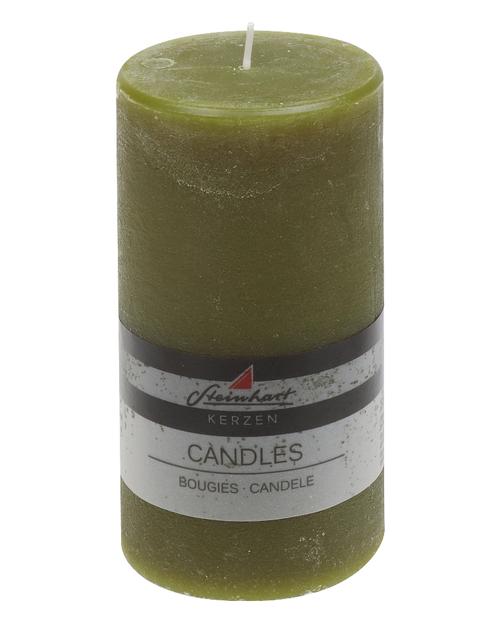Visuel 1 du produit Bougie cylindrique roseau Rustique - Ø 7,8 x H 15 cm