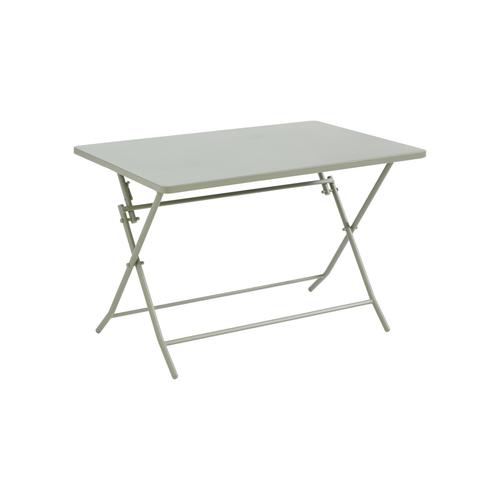 Visuel 1 du produit Table de jardin pliante Clivia en acier - 110 x 70 x 71 cm