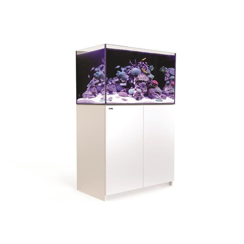 Visuel 1 du produit Aquarium eau de mer avec un meuble coloris blanc Reefer™ 250 Red Sea - 90 x 50 x 140 cm