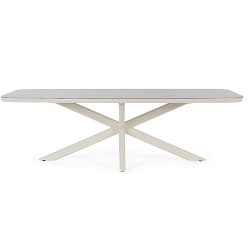 Visuel 8 du produit Table Isacco alu/pierre nat.