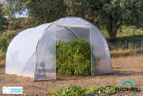 Visuel 4 du produit Serre de jardin en plastique transparente 6m² - 2 x 3 m