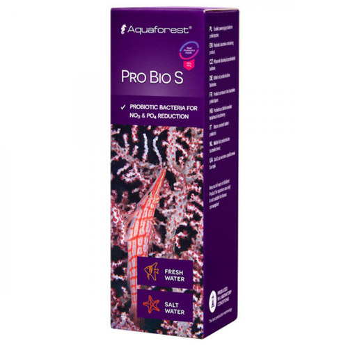 Visuel 1 du produit Bactéries pour aquarium ProBio S bio, AQUAFOREST - 50ml