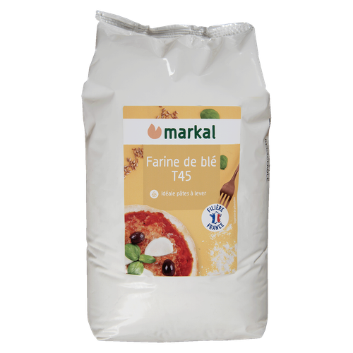 Visuel 1 du produit Farine type 45 bio Markal - 1 kg