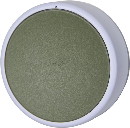 Visuel 1 du produit Interrupteur connecté Ludo coloris vert en aluminium Fermob - Ø 7,5 cm x 2,5 cm