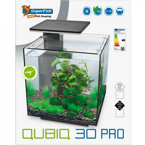 Visuel 3 du produit Aquarium équipé noir, 30L - SUPERFISH Qubiq 30 PRO