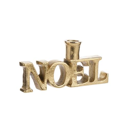 Visuel 1 du produit Chandelier Noël en aluminium doré - 18 x 3,5 x 8,5 cm