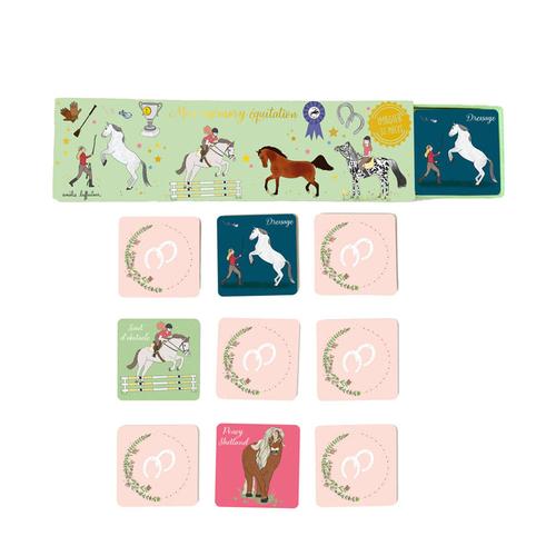 Visuel 1 du produit Mon memory équitation Cartes d’art - 24,5 x 7 x 3,6 cm