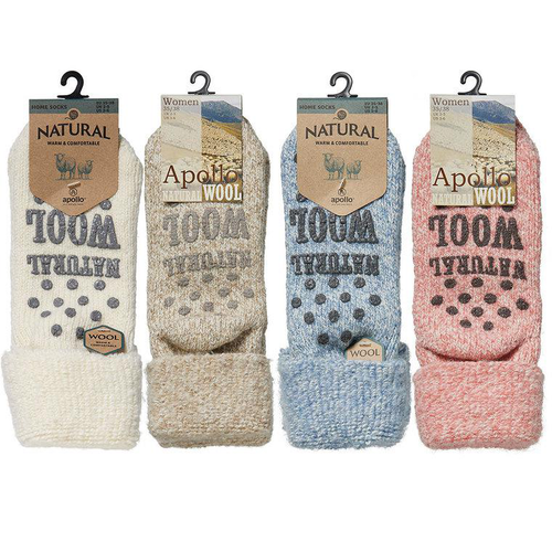 Visuel 1 du produit Chaussettes de maison en laine pour femme Apollo
