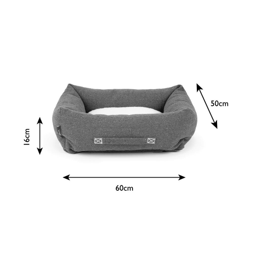 Visuel 5 du produit Couchage pour chien coloris gris corbeille Scruffs Eco Eden - Taille M 60 x 50 cm