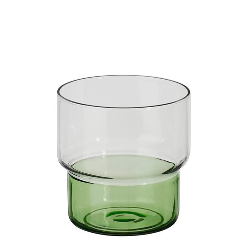 Visuel 1 du produit Verre vert/transparent Riga - Ø 8 x H 8,5 cm