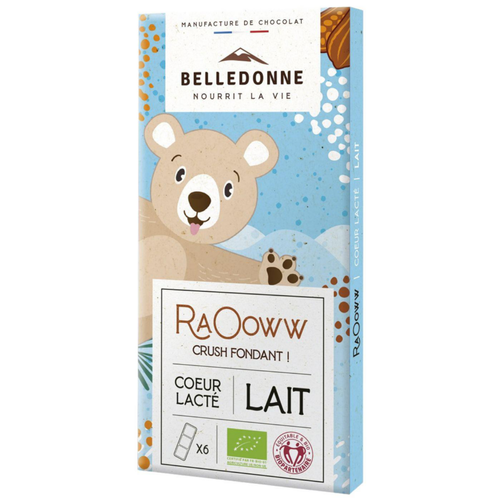 Visuel 1 du produit Tablette lait cœur lacté bio Belledonne - 80 g