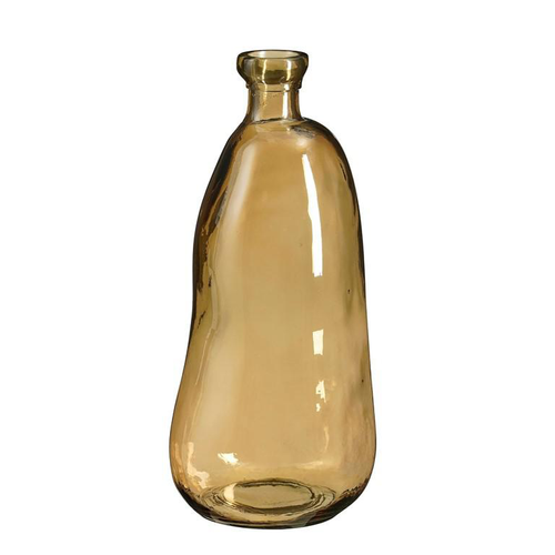 Visuel 1 du produit Vase en verre recyclé beige Organic - Ø 22 x H 51 cm