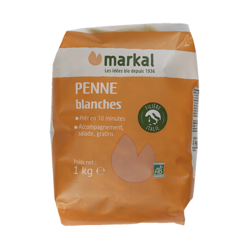 Visuel 1 du produit Pennes blanches bio Markal - 1kg