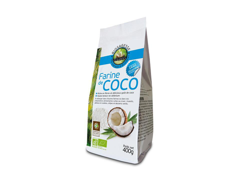 Visuel 1 du produit Farine de coco bio équitable Fair TSA Biosagesse - 400 g