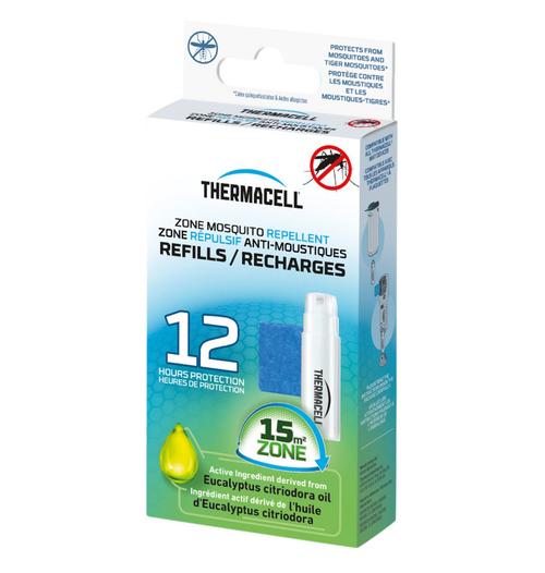 Visuel 1 du produit Lot de 3 plaquettes d'anti-nuisible recharges repulsives 12h Thermacell - 7,8 x 3 x 13,6 cm
