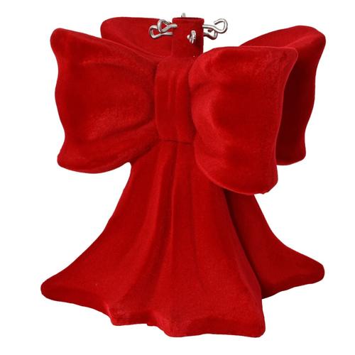 Visuel 1 du produit Pied de sapin de Noël format nœud coloris rouge - H 38 cm