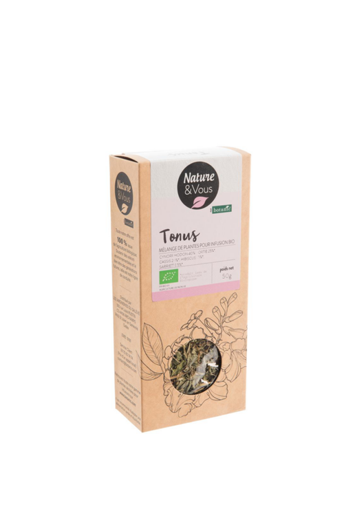 Visuel 1 du produit Infusion bio mélange tonus Nature & Vous – 50 g