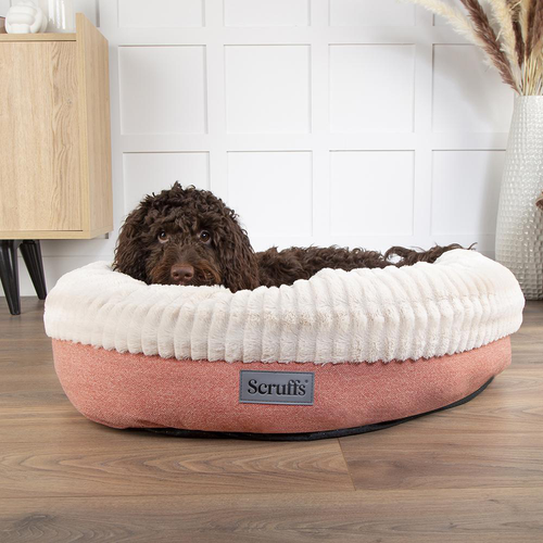 Visuel 3 du produit Couchage pour chien coloris orange corbeille ronde Scruffs Ellen - Taille XL Ø 75 cm