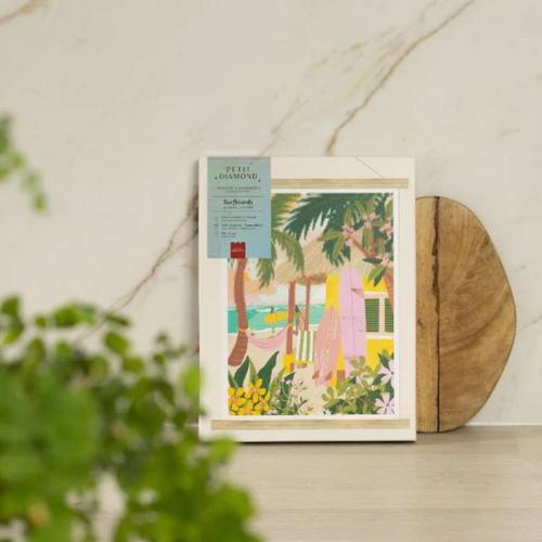 Visuel 2 du produit Peinture à diamanter Surfboards Petit Diamond by La Petite Épicerie - 25,5 x 33 cm